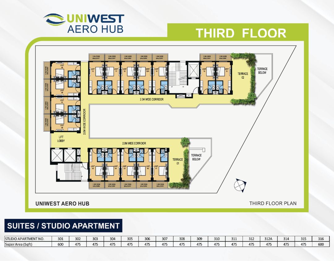 Studio Apartment Layout